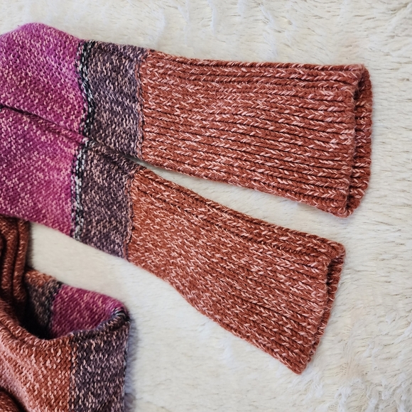 Hollister Knit Fringe Hoodie Sweater xs c - Picture 6 of 9